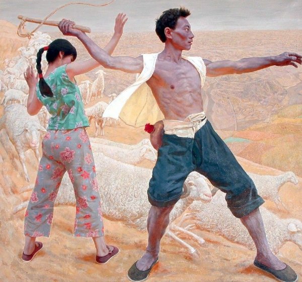 Китайский художник Wang yi