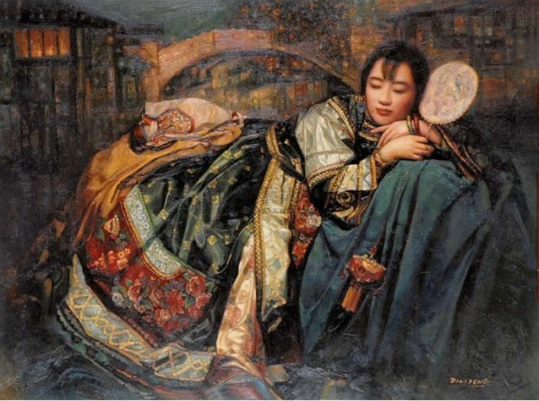 Современный китайский художник di li Feng
