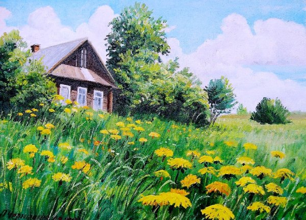 Евгений Баратынский — люблю деревню я и лето