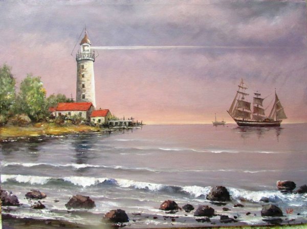 Неаполитанский Маяк Айвазовский