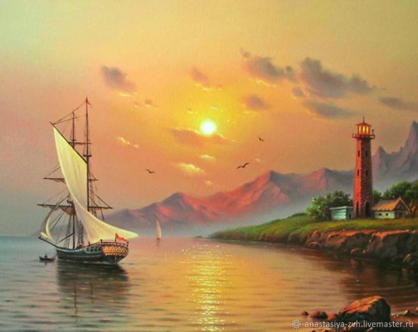 Картины Маяк Сергея Стоева