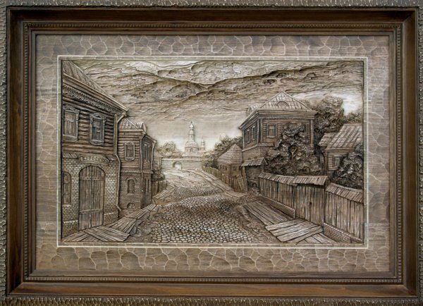 Дубовик резные картины