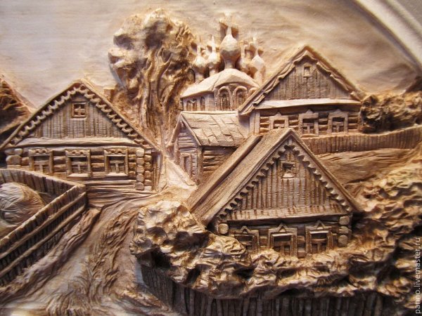 Резьба по дереву картины