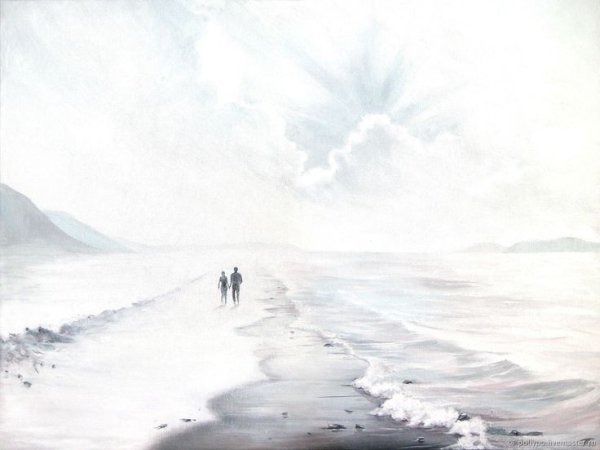 Пейзаж живопись светлые тона