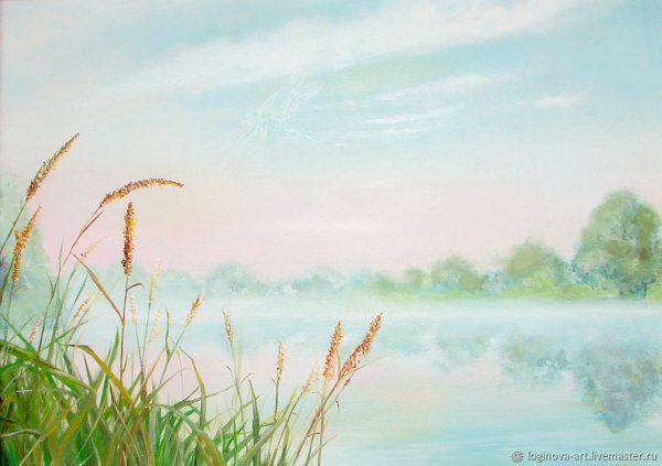 Пейзаж в пастельных тонах