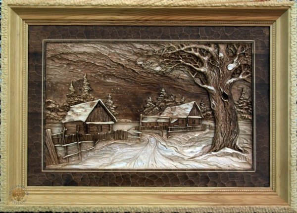 Картины из дерева