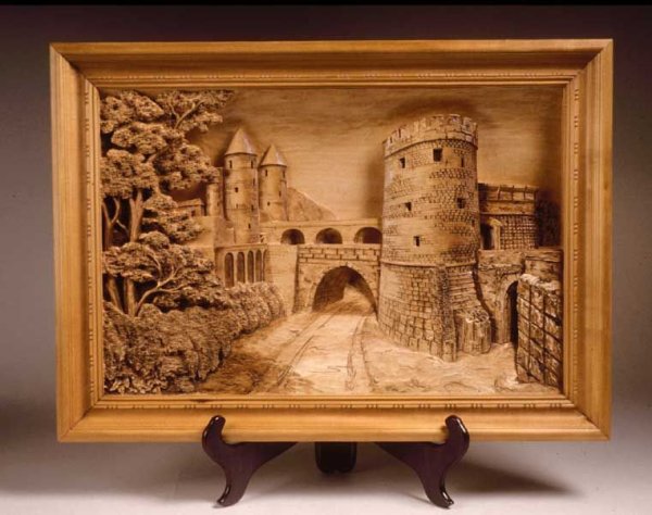 Резьба по дереву картины