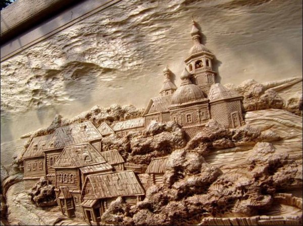 Резные картины Виктора Дубовика