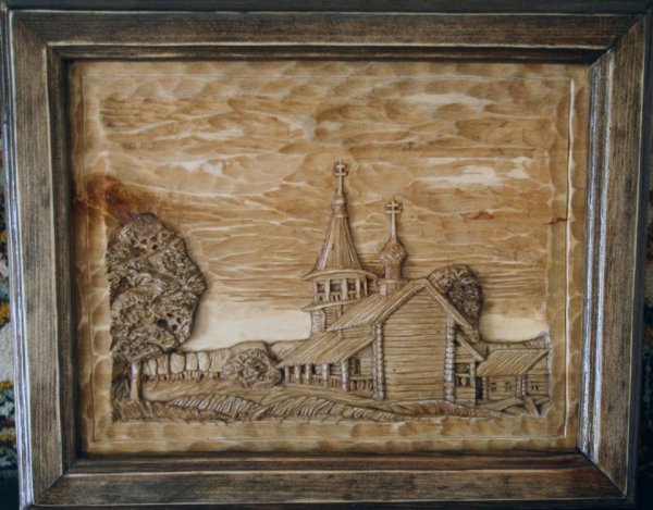 Резьба по дереву деревня