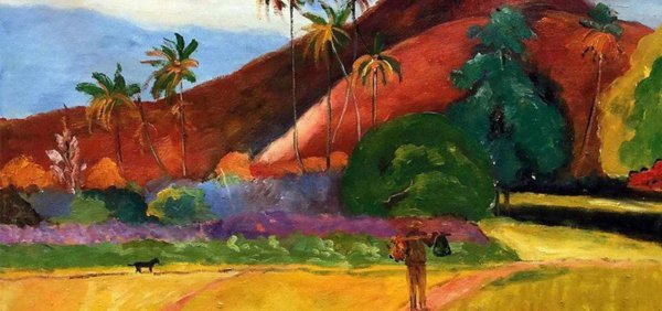 Поль Гоген таитянские горы