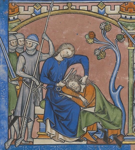 Миниатюры средневековые Библия Мациевского крестьяне