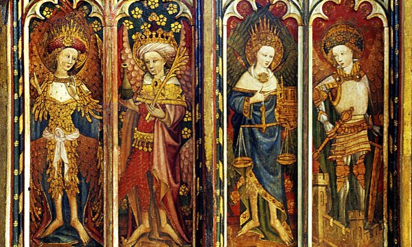 Фрески виноделие Франции средние века