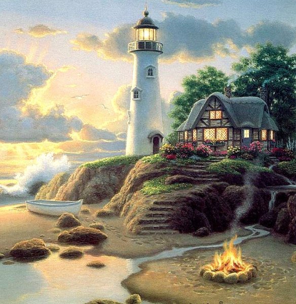 Томас Кинкейд картины маяки