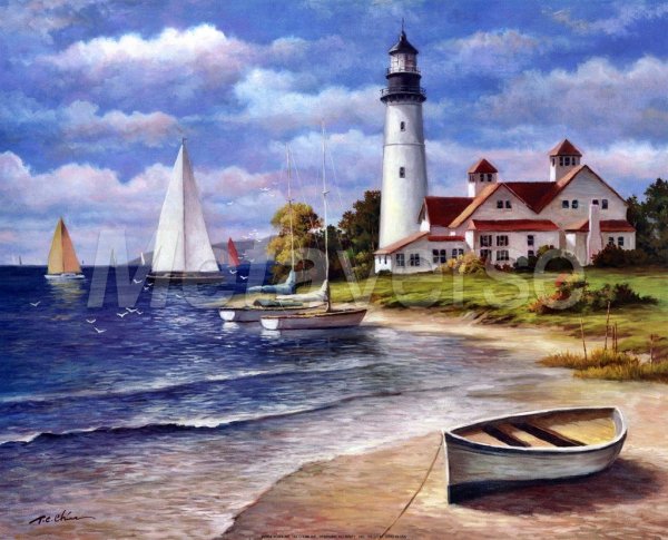 Томас Кинкейд картины маяки