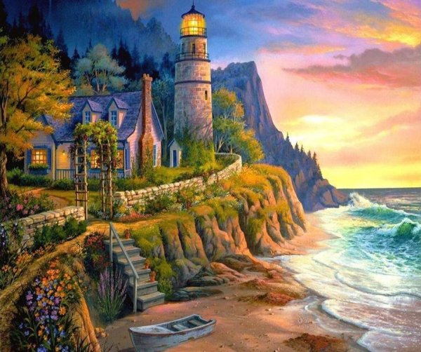 Томас Кинкейд картины маяки
