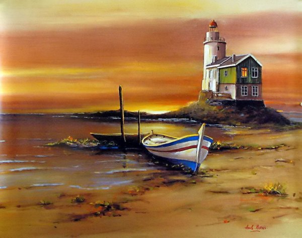 Художник Andres Orpinas корабли море