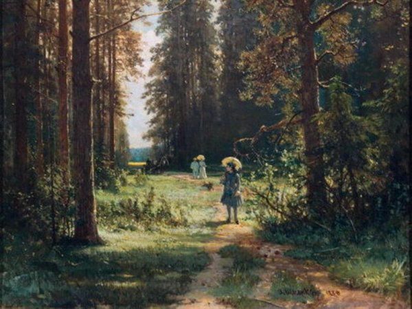 Шишкин Иван Иванович прогулка в лесу