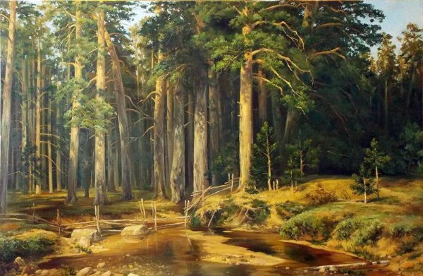 Иван Шишкин опушка леса 1866