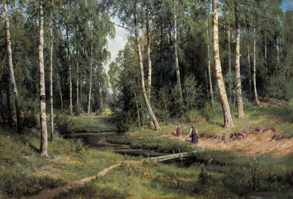 Шишкин художник «Лиственный лес», 1897