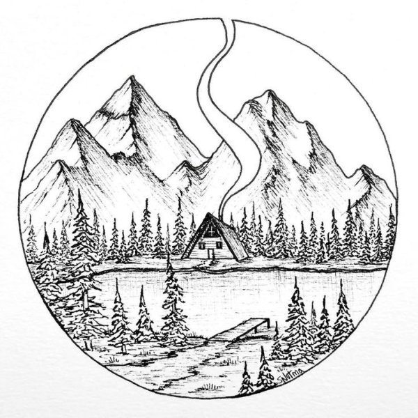 Горы в круге