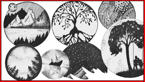 Горы в графике