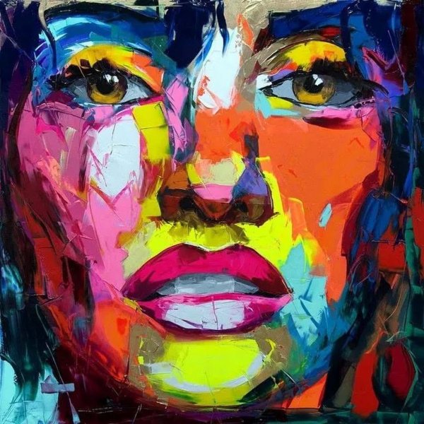 Франсуаза Нилли картины мастихином