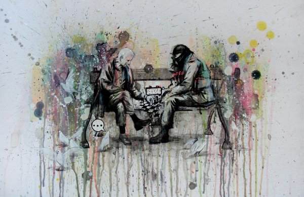 Картины в стиле гранж