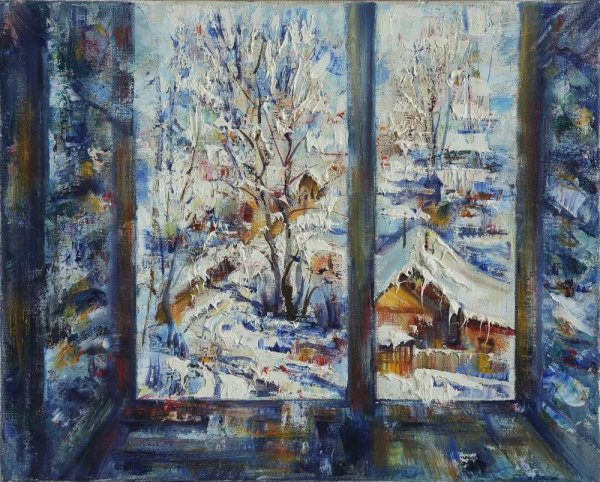 «Зима за окном.» Художник Тутунов Андрей