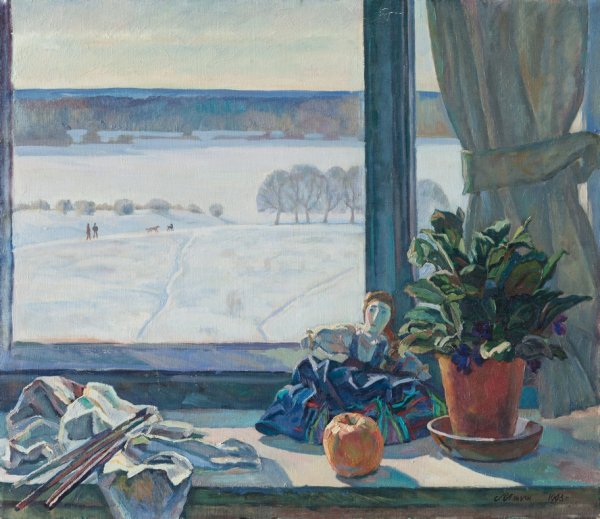 Константин Юон. Раскрытое окно