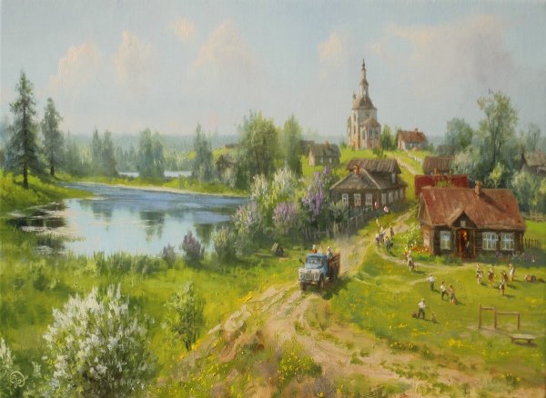 Художник Сергей Крупский живопись пейзаж