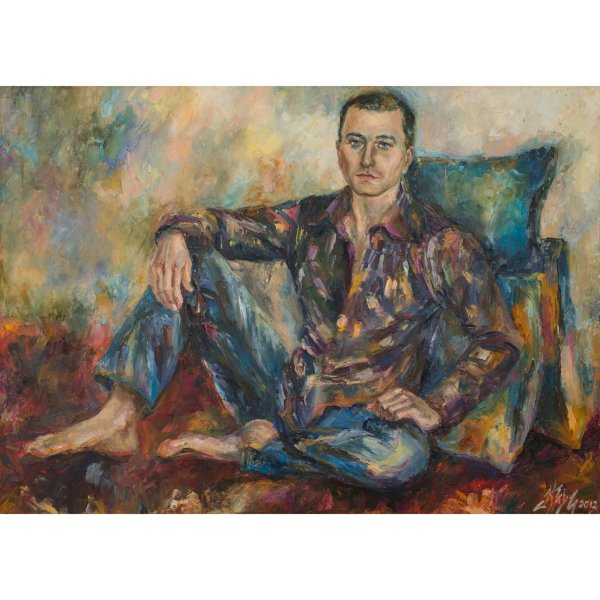 Мужской портрет живопись современный