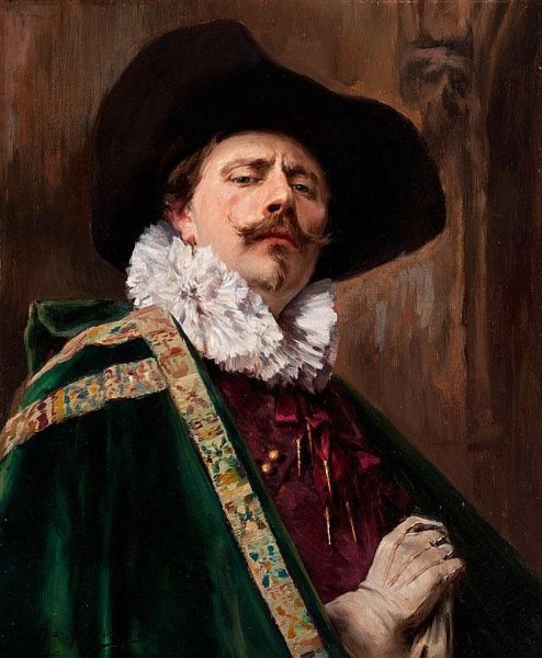 Мужской портрет живопись современный