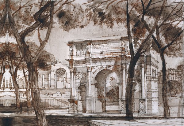 Пленэрные зарисовки Репин