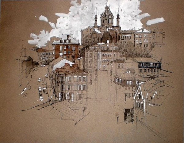 Парк Царицыно пейзаж пленер