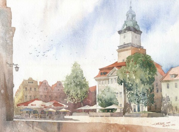 Пленэрные зарисовки архитектуры Царицыно