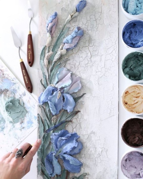 Скульптурная живопись декор