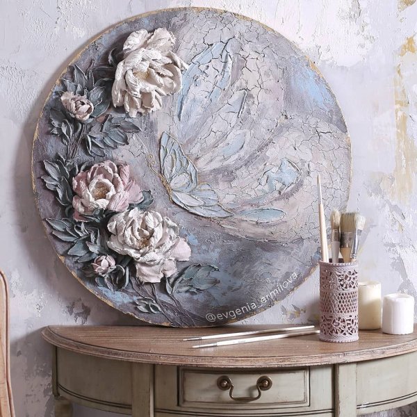 Евгения Ермилова скульптурная живопись пион