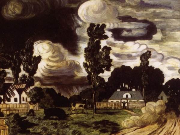 Николай Крымов деревня