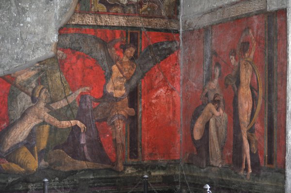 Помпейская фреска древний Рим