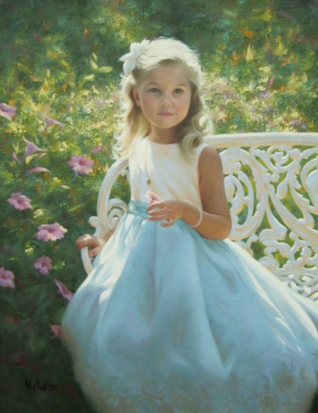 Детский портрет Morgan Weistling