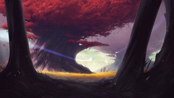 Пейзажи из аниме на рабочий стол