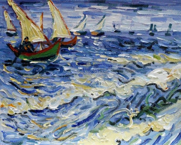 Ван Гог морской пейзаж
