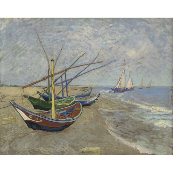 Картины Ван Гога море в сент Марье