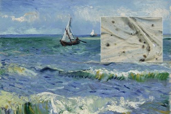 Ван Гог морской пейзаж в сент-Мари