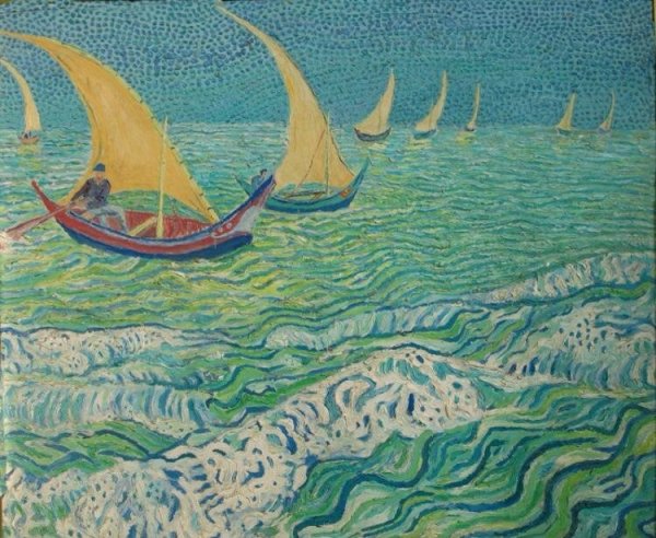 Море в сент-Марье Ван Гог