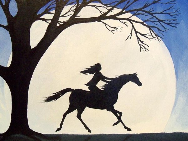 Силуэтное рисование