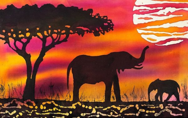 Африканский стиль рисования