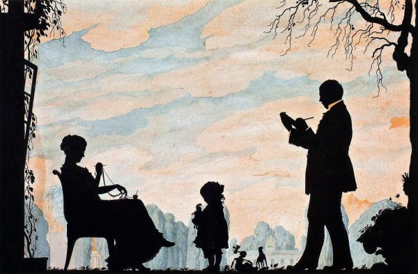 Художник Георгий Нарбут силуэт автопортрет