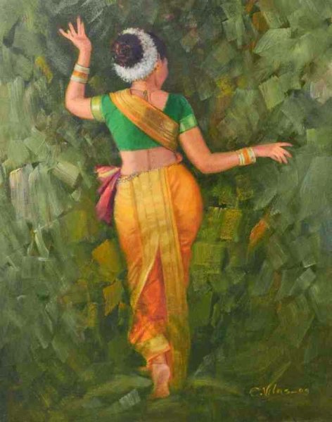 Индийская художница Аурора Зогойби