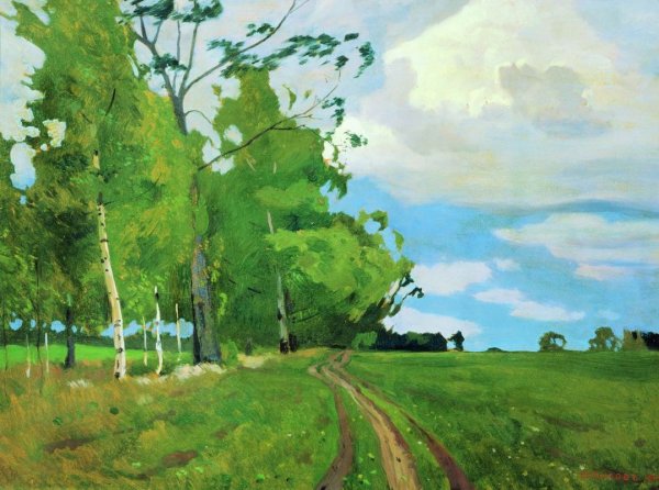 Рылов Полевая Рябинка картина